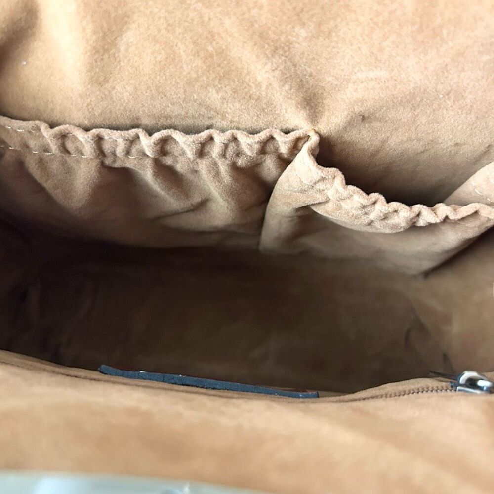 Patricia Nash Laureana Frame Kiss Lock Satchel Bag Purse Abstract Animal Print - Picture 7 of 8